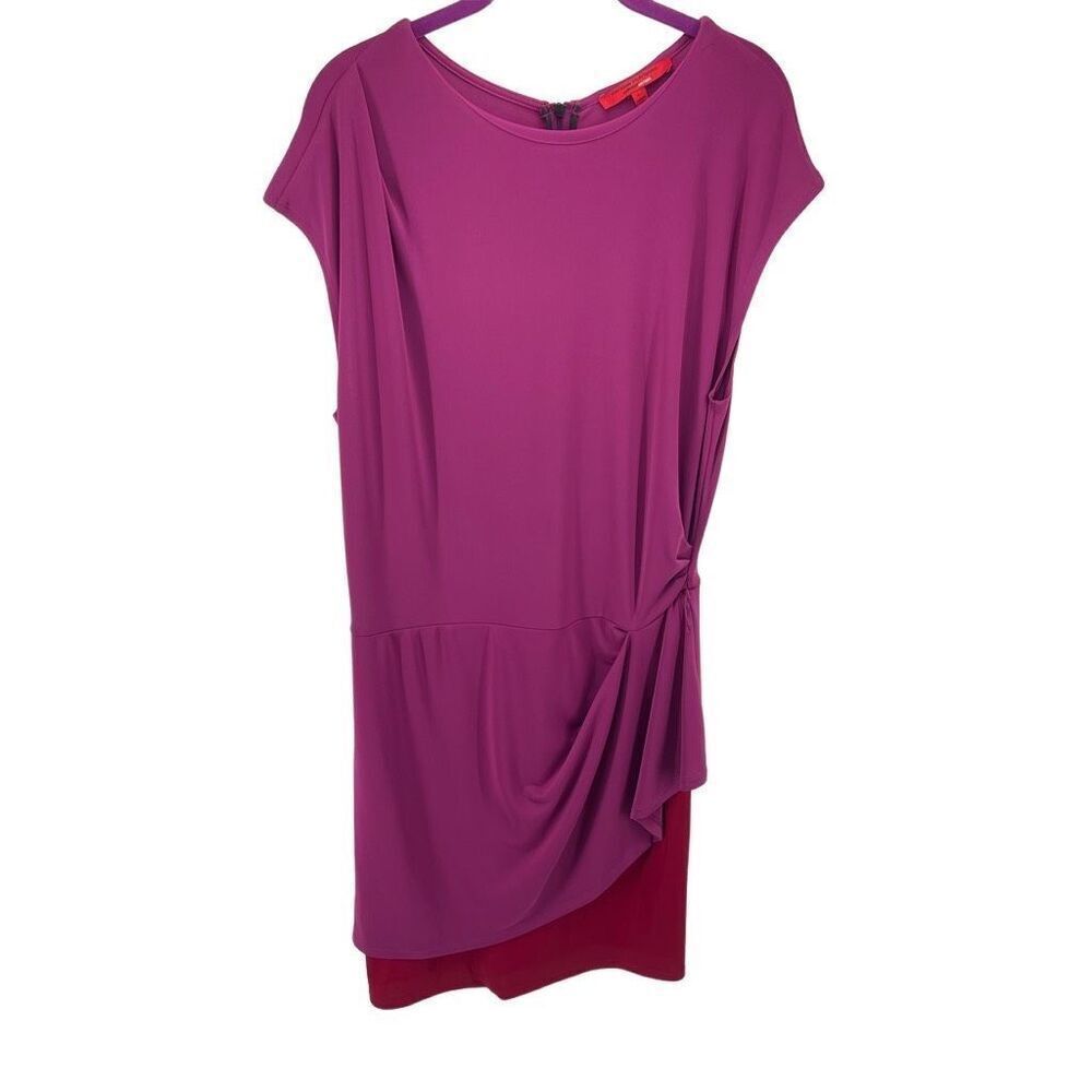 Narciso Rodriguez for Design Nation Womens Shift Dress Stretch Size Large Pink